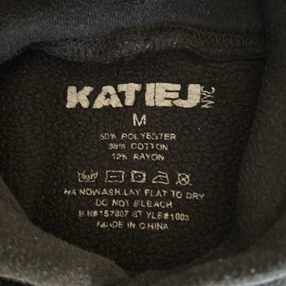 Katie J NYC Dylan Solid Pullover Hoodie -EUC - Picture 6 of 6